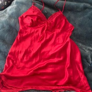 Victoria’s Secret Red Teddy Lingerie Large